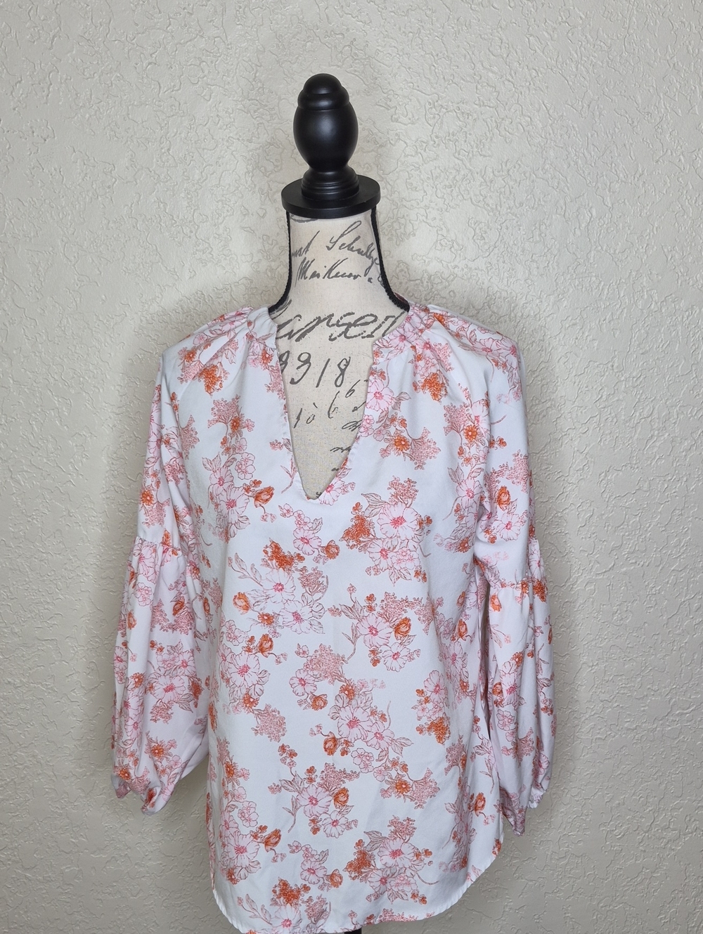 Multicolored Floral Top Size S